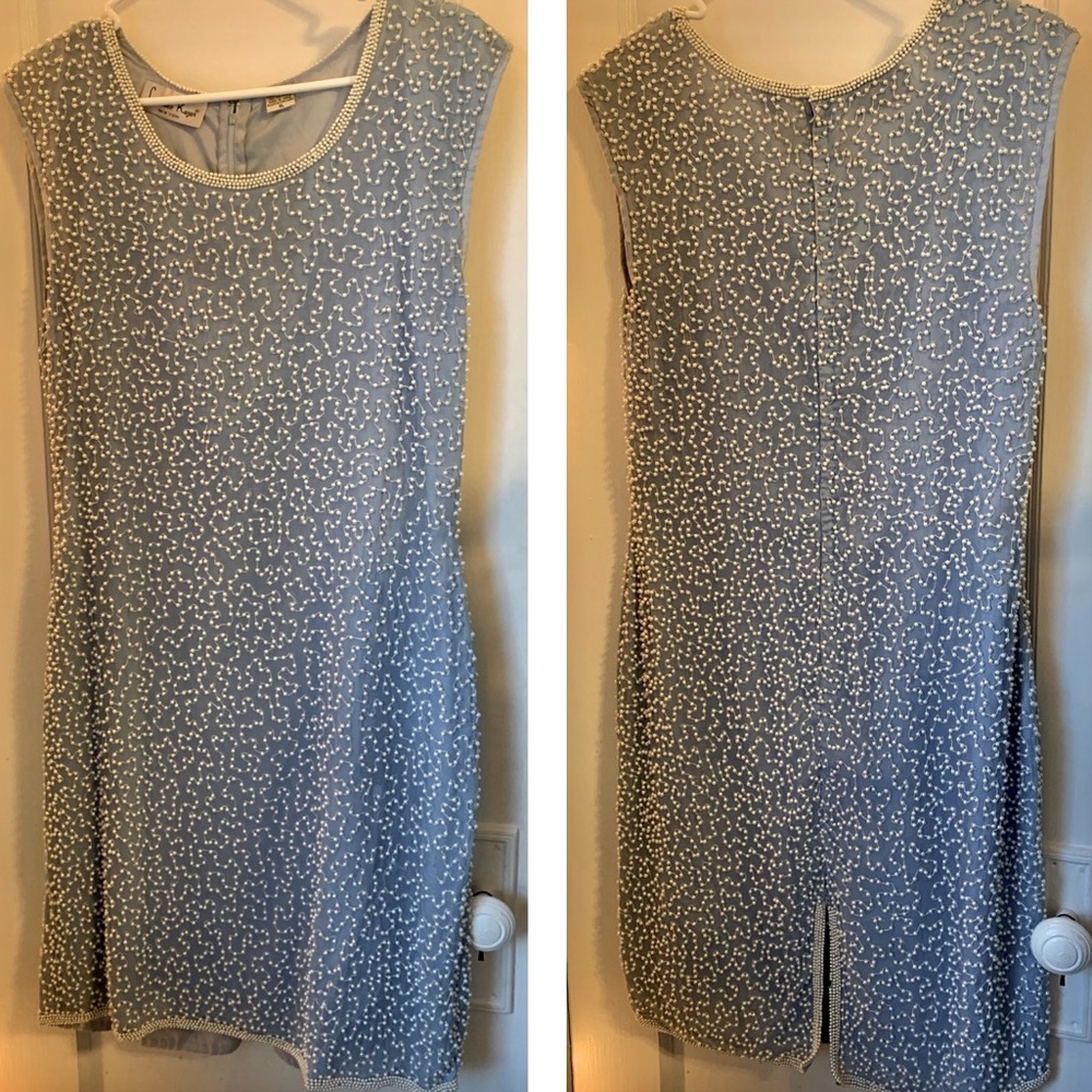 Mad Men Fantasy Silk and Pearl Beaded Dress